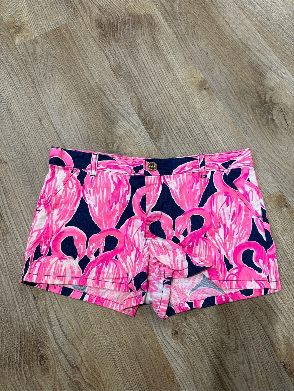 Lilly Pulitzer Pink and Navy Floral Shorts